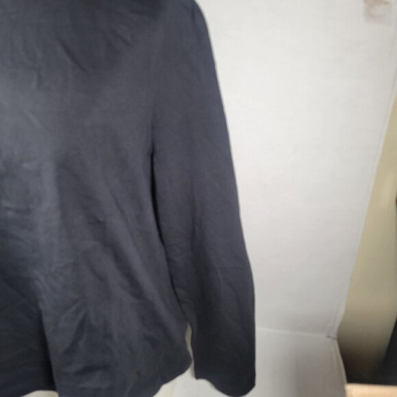 J.Crew Puff Sleeve Button Back Long Sleeve Cotton Top Size M - Picture 3 of 11